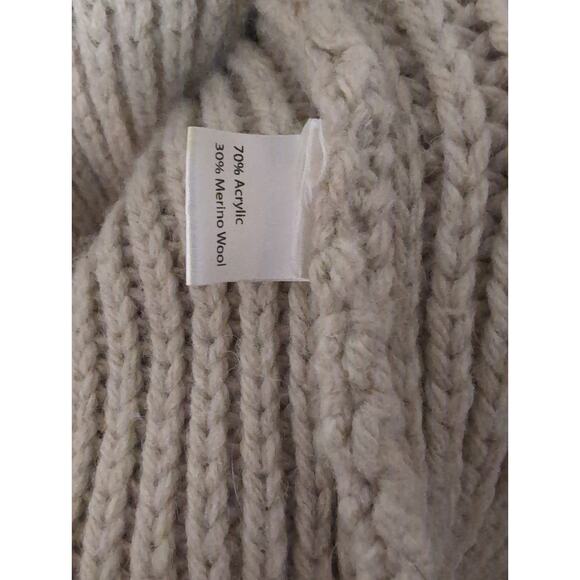 Made in Italy Bianca chunky oversized sweater knit cardigan M - Picture 7 of 8